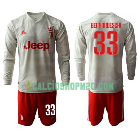 Juventus BERNARDESCHI 33 Bambino Maglia Trasferta 2019/2020 Manica Lunga (+ Pantaloncini)